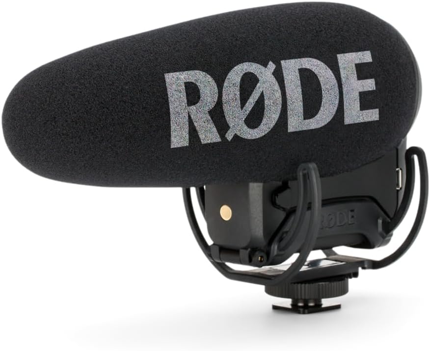 RØDE VideoMic Pro+ directional microphone used by SleepForm Studio for high-quality ambient audio