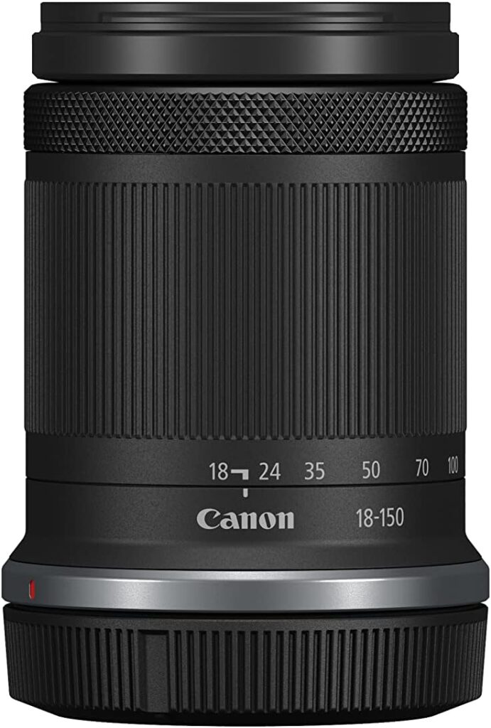 Canon RF 18-150mm STM lens used by SleepForm Studio for wide and detailed nature shots