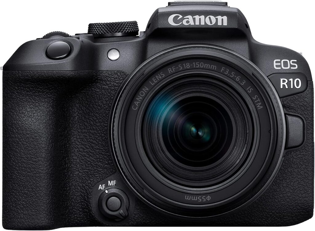 Canon EOS R6 mirrorless camera with RF 24-105mm lens used for SleepForm Studio ambient videos